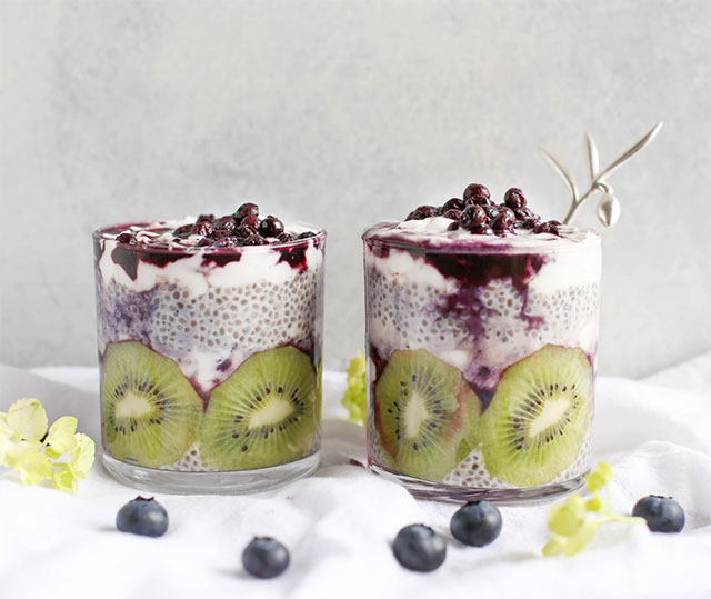 chia pudding dessert