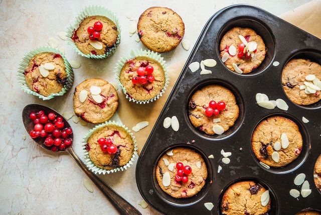 Blueberry Almond Oat Muffin